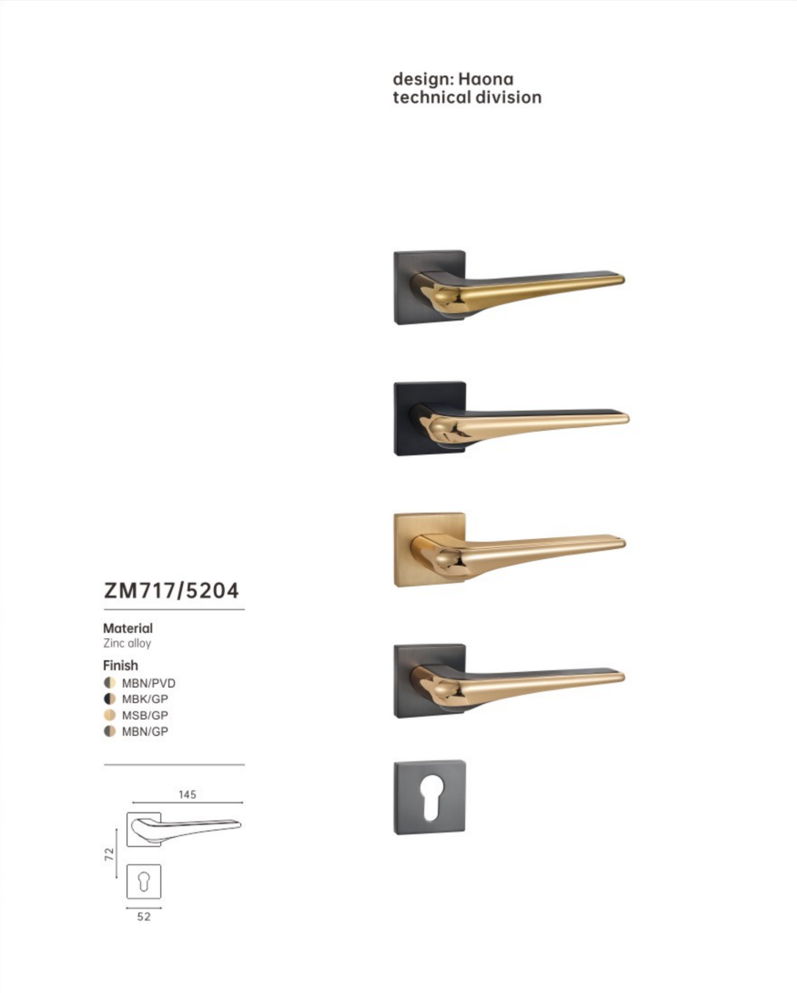 cerradura ZM717/5204